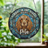 Cocker Spaniel Chocolate Memorial Stained Glass Effect Suncatcher